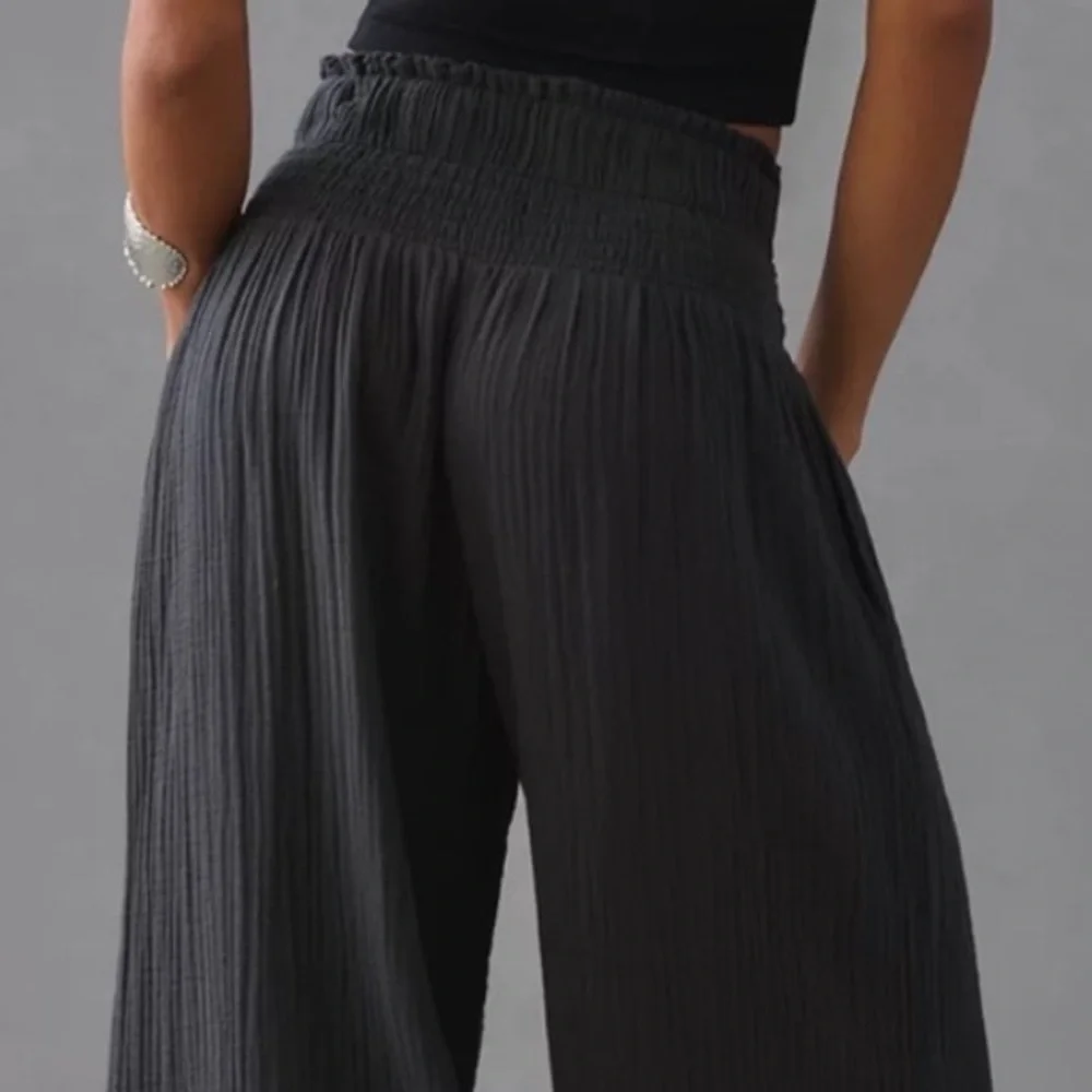 Anthropologie Wide-Leg Gauze Pants - Picture 10 of 16
